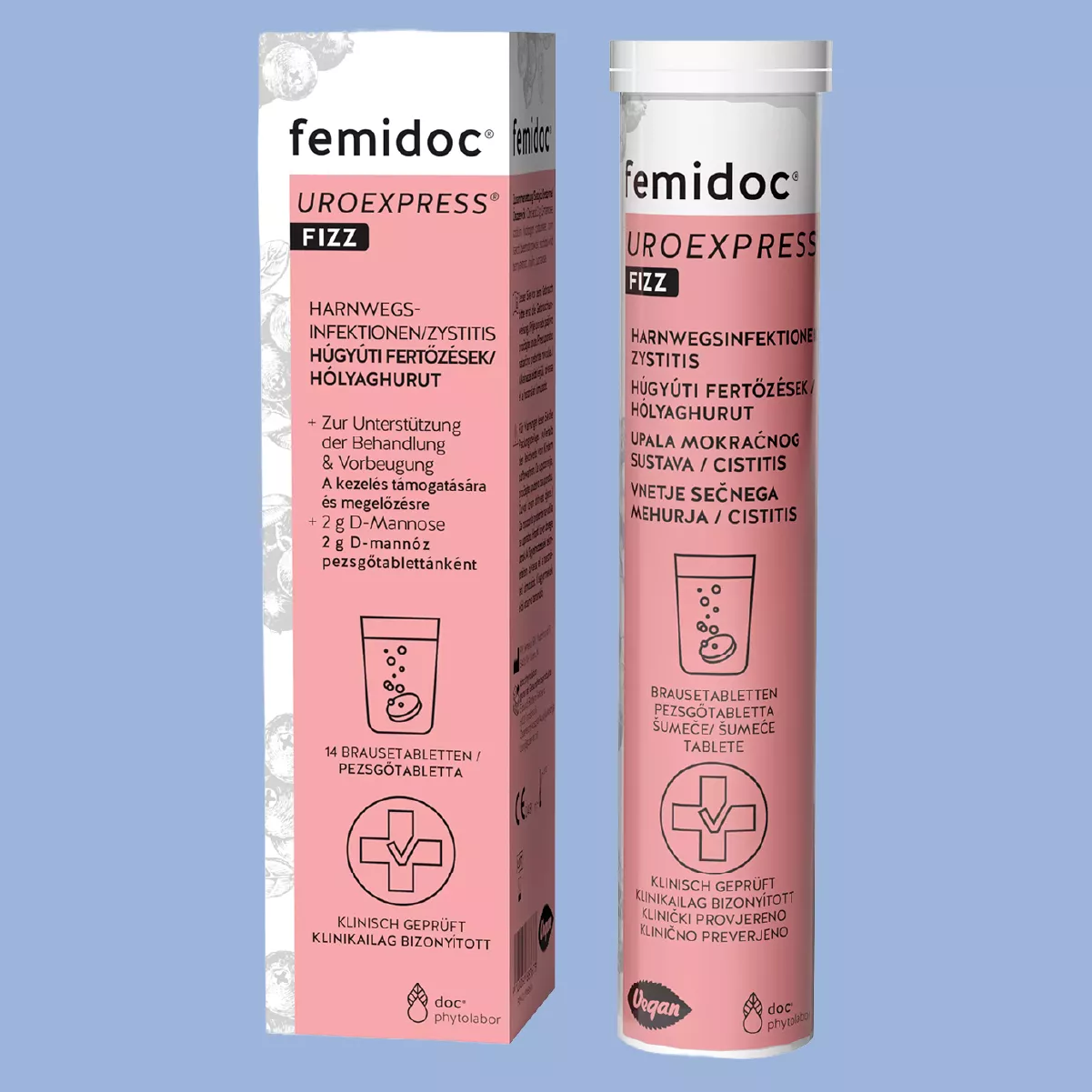 femidoc UROEXPRESS Fizz 14x - Uropatika femidoc UROEXPRESS Fizz 14x